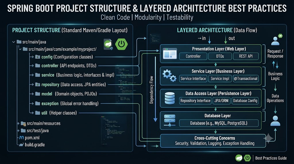 Spring Boot Project Structure & Layered Architecture Best Practices